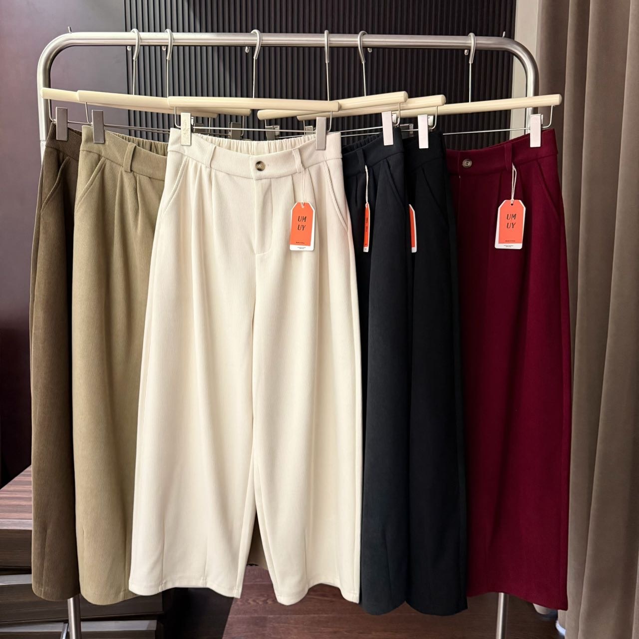 4-3 灯芯绒气球裤