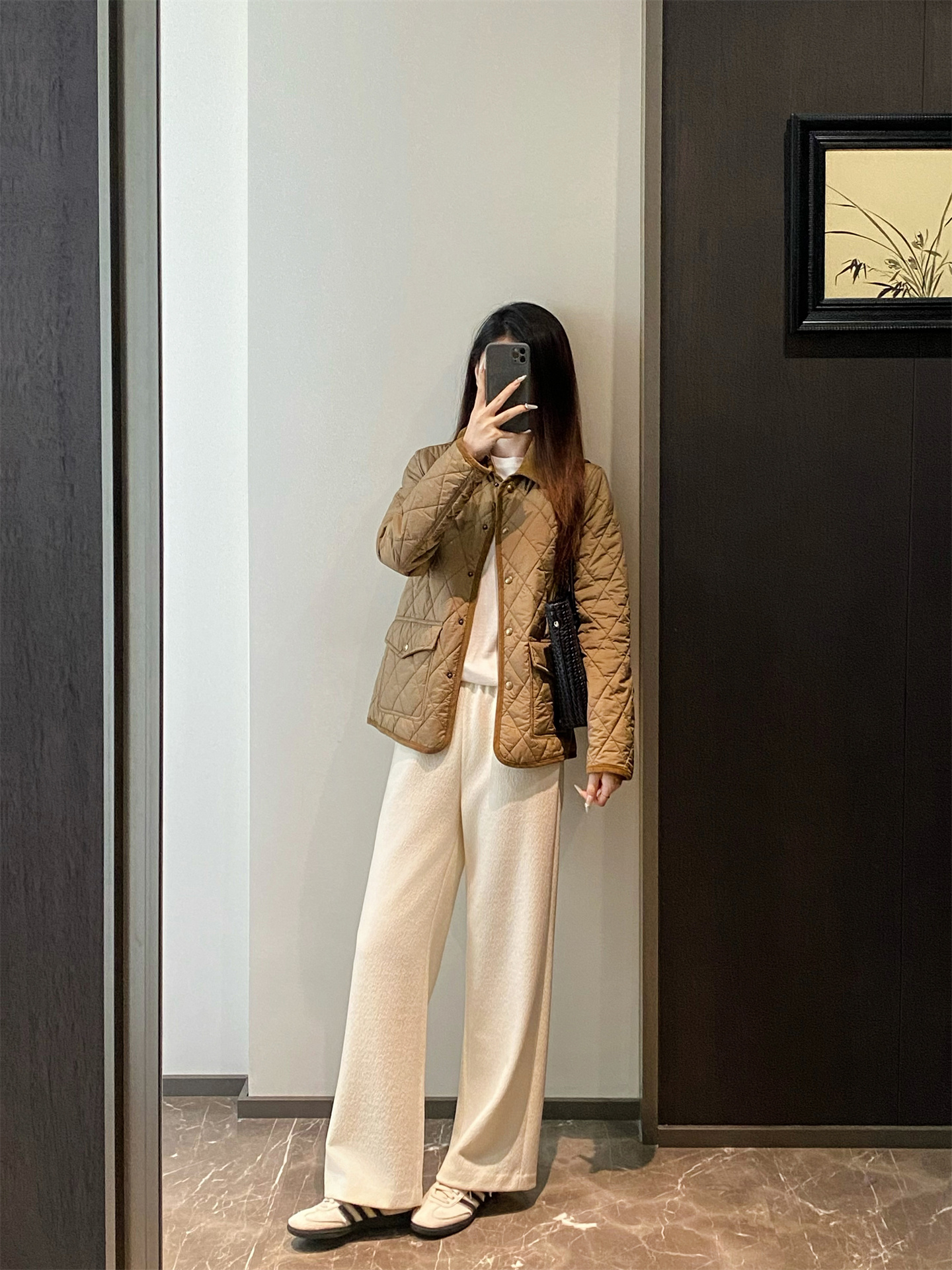 轻薄直筒短棉衣夹克