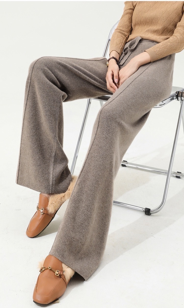 7-1 羊毛安迪绒阔腿裤
