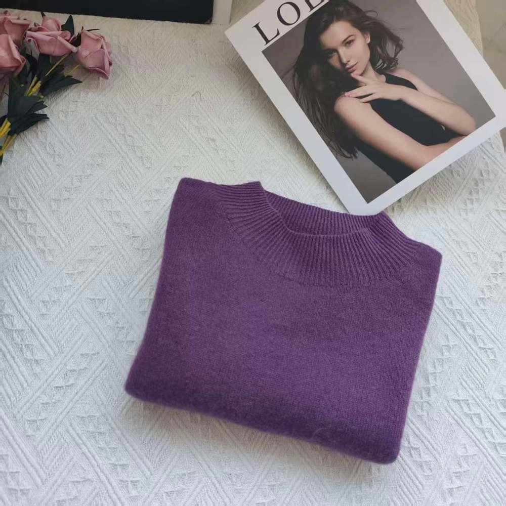 Momotiabin半高领纯色百搭羊毛衫 (10) Momotiabin半高领纯色百搭羊毛衫