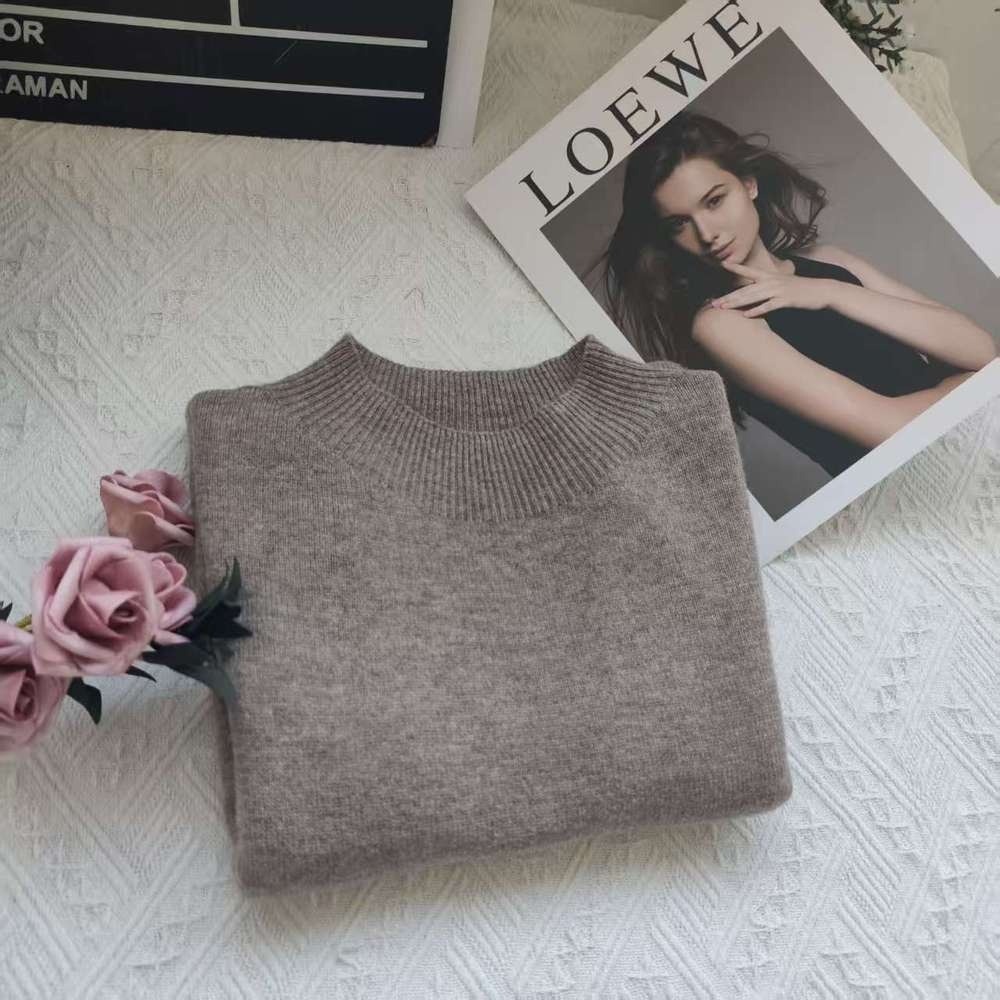 Momotiabin半高领纯色百搭羊毛衫 (13) Momotiabin半高领纯色百搭羊毛衫