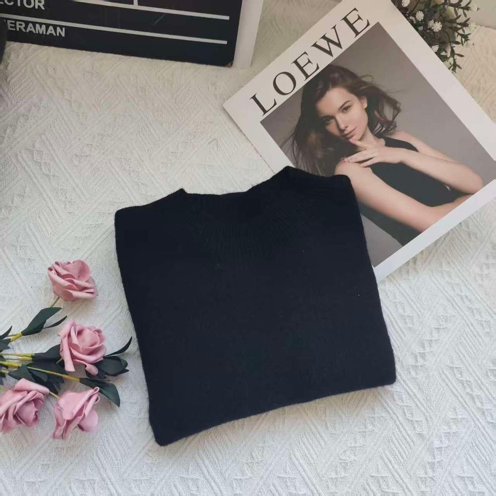 Momotiabin半高领纯色百搭羊毛衫 (2) Momotiabin半高领纯色百搭羊毛衫