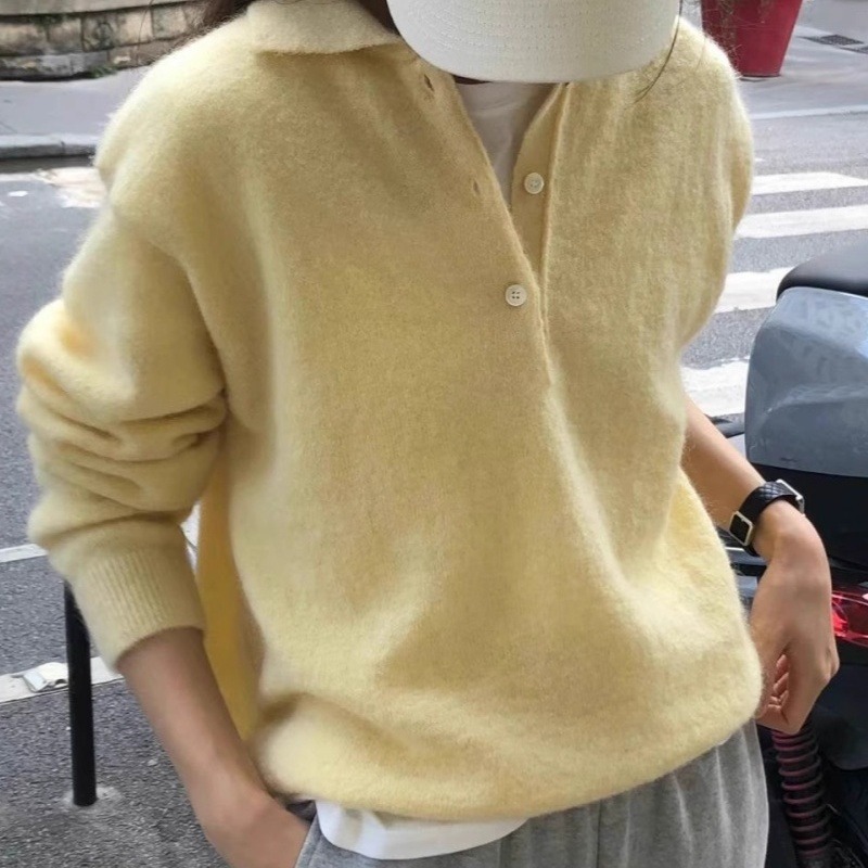 Momotiabin半高领纯色百搭羊毛衫 (4) Momotiabin半高领纯色百搭羊毛衫