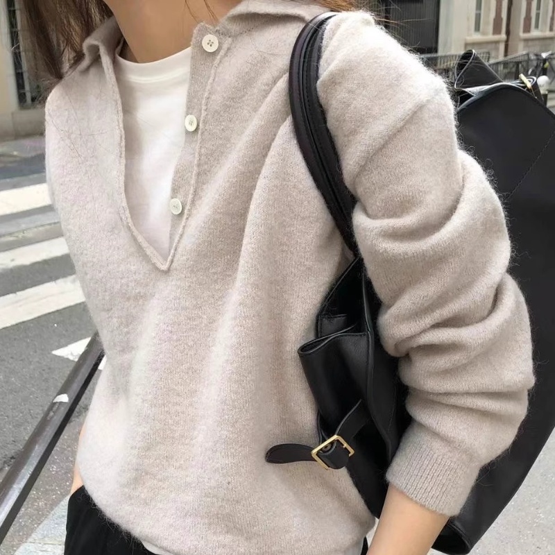 Momotiabin半高领纯色百搭羊毛衫 (7) Momotiabin半高领纯色百搭羊毛衫