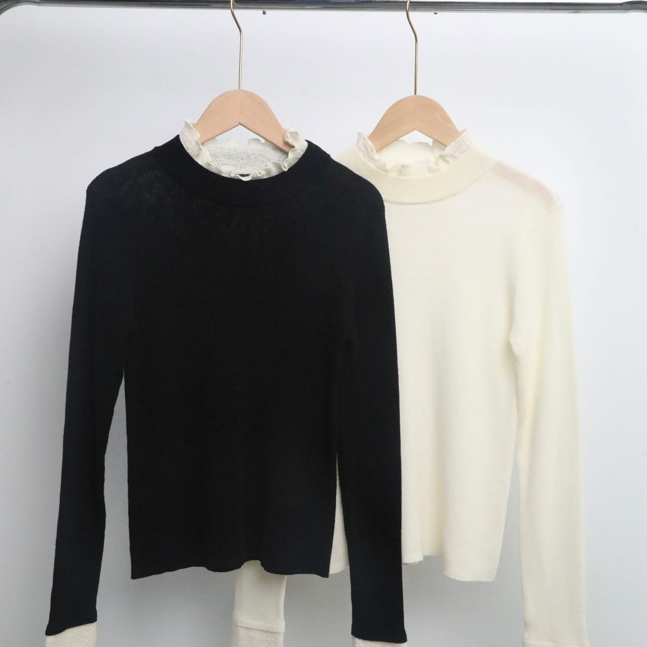 高奢秀款 繁花巴洛克～拼接针织衫