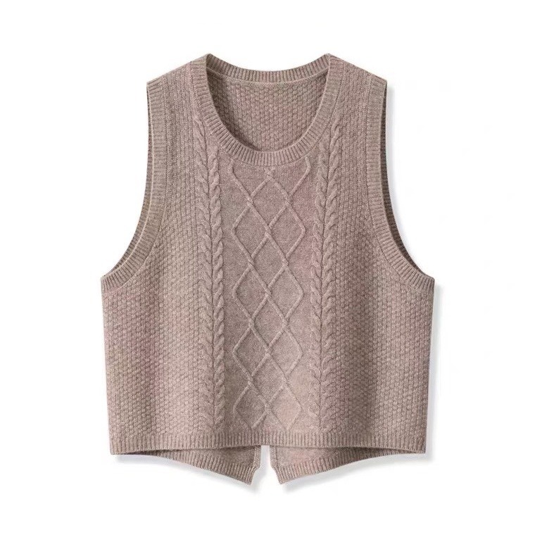 冬季保暖单品 100%羊毛背心